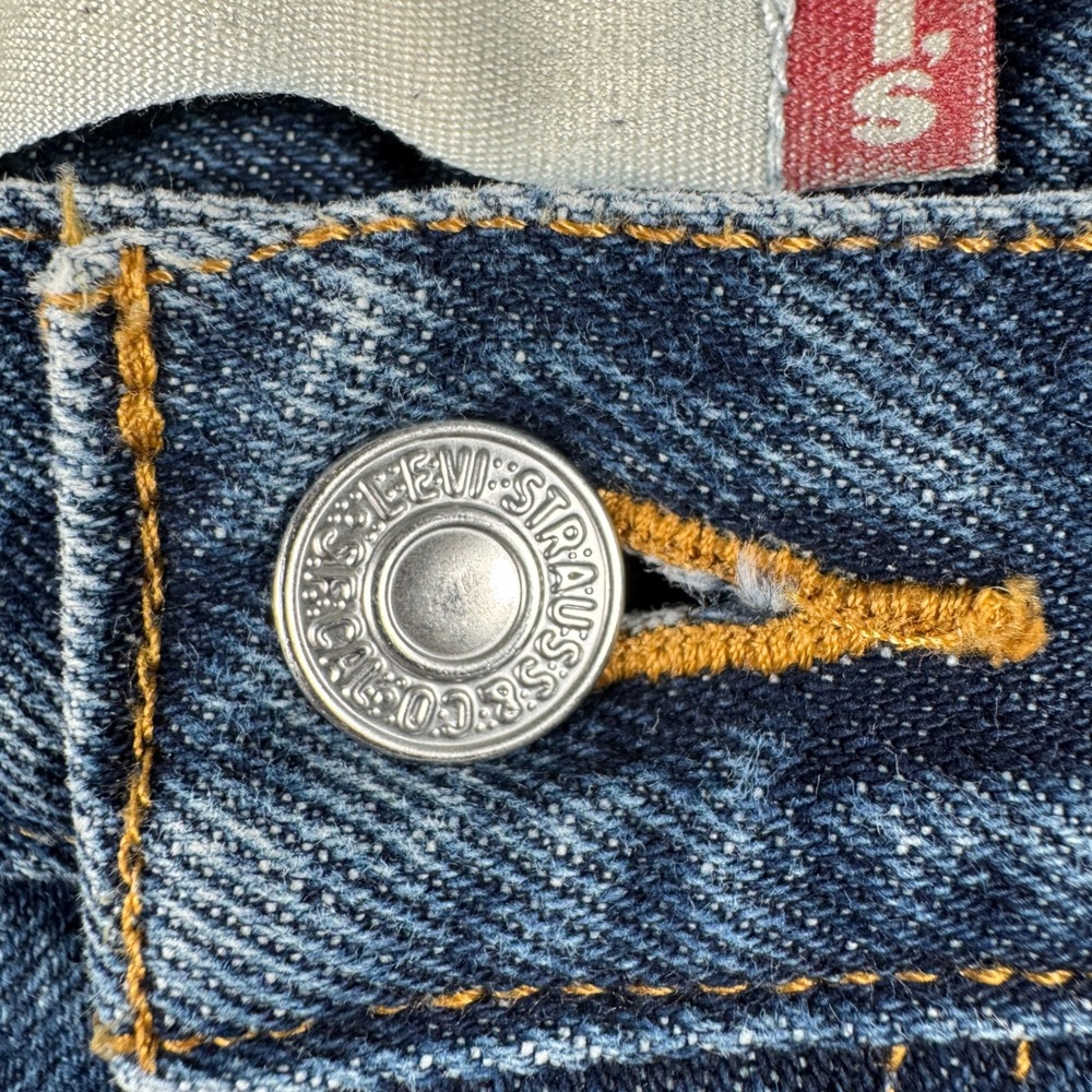 Levi's 517 Bootcut Jeans Mens 32x31 Blue Denim Classic Fit 5-Pocket Cotton Y2K - Picture 14 of 16